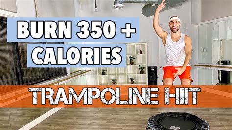 30 Minutes Hiit Trampoline Workout Mini Rebounder Fitness Round 4 Youtube