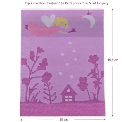 Tapis chambre d enfant tissé Le petit prince miniature Miniaputiens