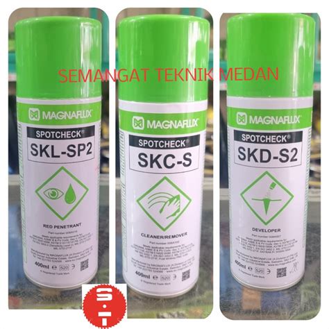 Jual Magnaflux Spotcheck Developer Cleaner Red Penetrant Set Ml