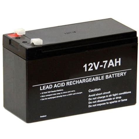 Gevvy Batteries 7AH Lead Acid Rechargeable Battery 0 92 KG 12V At Rs