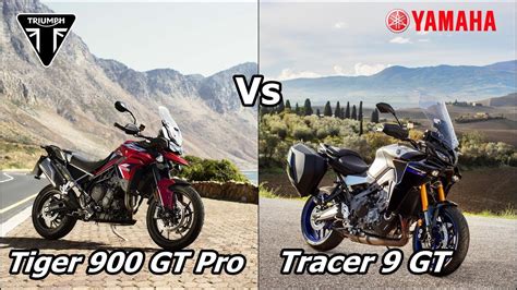 Triumph Tiger Gt Pro Vs Yamaha Tracer Gt Comparison Tm Youtube