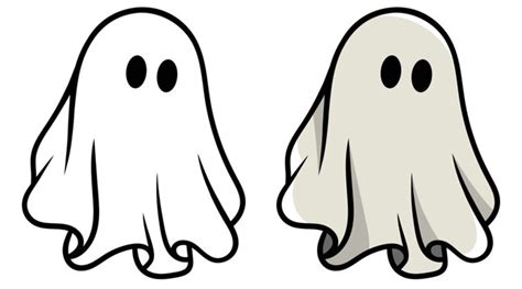 Cute Cartoon Ghosts