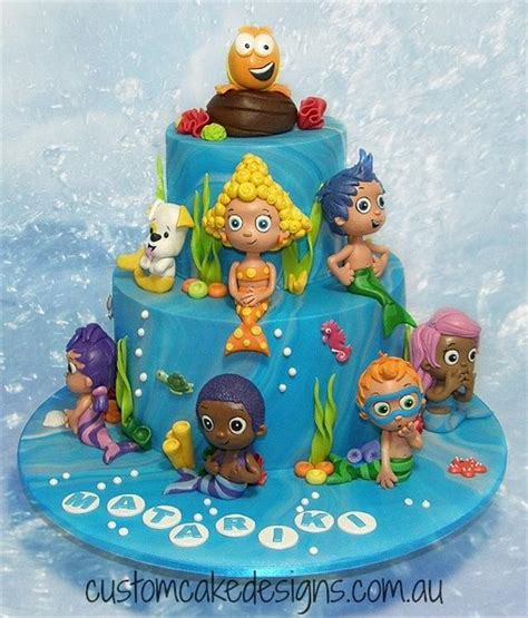 Bubble Guppies 1st Birthday Cake - Decorated Cake by - CakesDecor