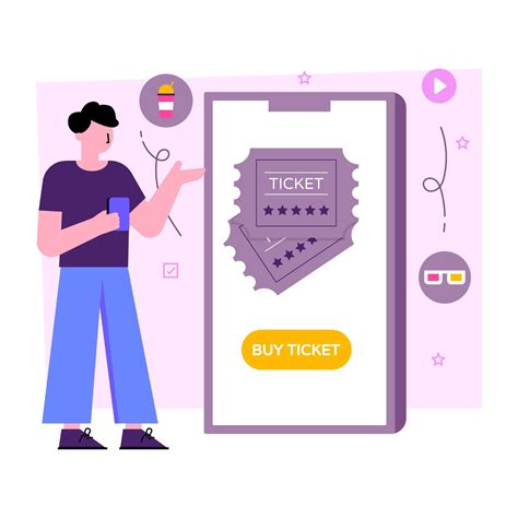 Buy ticket online illustration, editable vector 14177313 Vector Art at