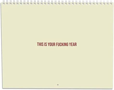 Amazon The Year Of Your Fucking Year Calendar Your Kick Ass
