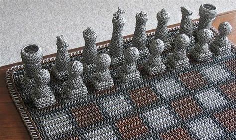 Chainmail Chess Set So Awesome Chain Mail Chain Maille Patterns