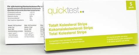 Quicktest X6 Kolesteroltest • Hitta Bästa Priserna