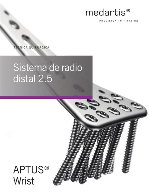 APTUS Wrist Sistema De Radio Distal 2 5