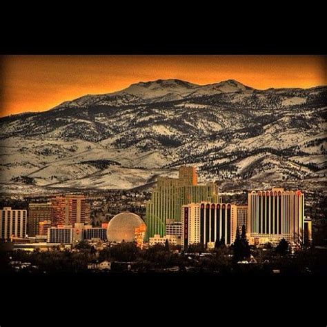 Reno Skyline Photo By Anthony1728 Reno Tahoe Tahoe Reno Nevada