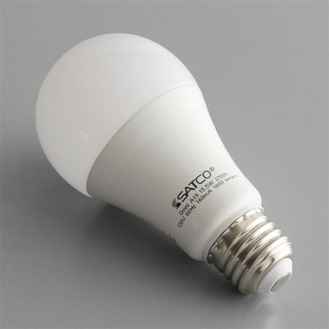 Satco S28785 15 5 Watt 100 Watt Equivalent Frosted Warm White Led Light Bulb 120v A19