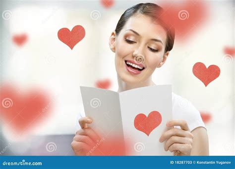 Love Letter Stock Image Image Of Card Women Postcard 18287703