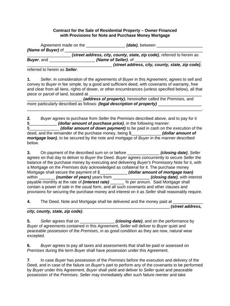 Owner Financing With Existing Mortgage Fill Out Sign Online Dochub