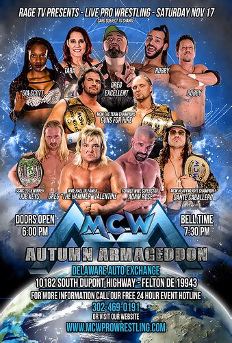 Mcw Autumn Armageddon Tour 2018 Night 4 Pro Wrestling Fandom