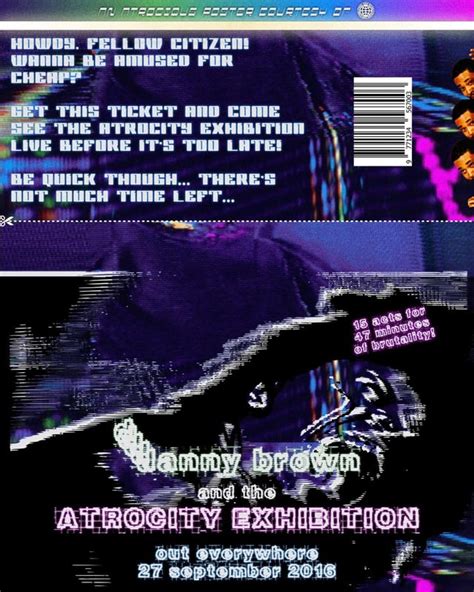 Lil Atrocity Exhibition Poster Ive Made Posters
