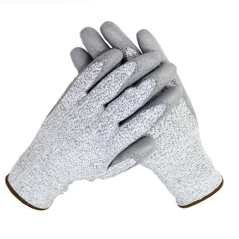 Ce En388 Pu Coated Cut Resistant Safety Gloves Buy Cut Resistant