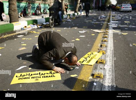 Demonstration in front of USA Embassy in Tehran, Iran Stock Photo - Alamy