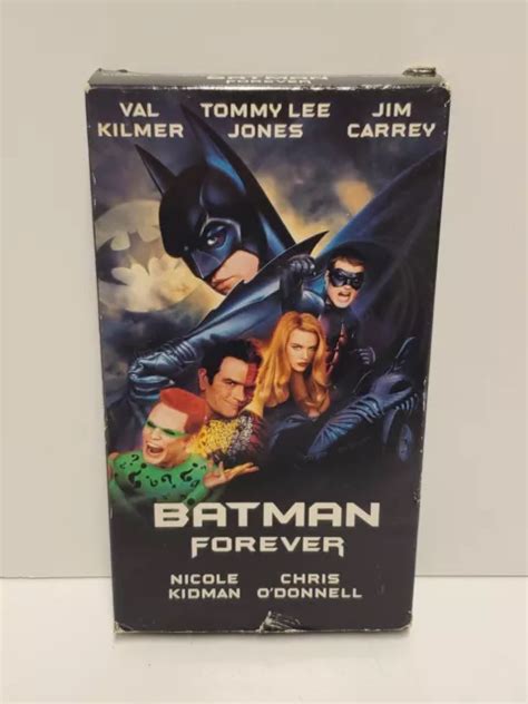 Batman Forever Vhs Val Kilmer Tommy Lee Jones Nicole Kidman Jim