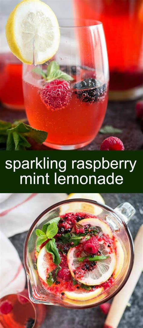 Sparkling Raspberry Mint Lemonade {a Perfect Seasonal Drink} Raspberry