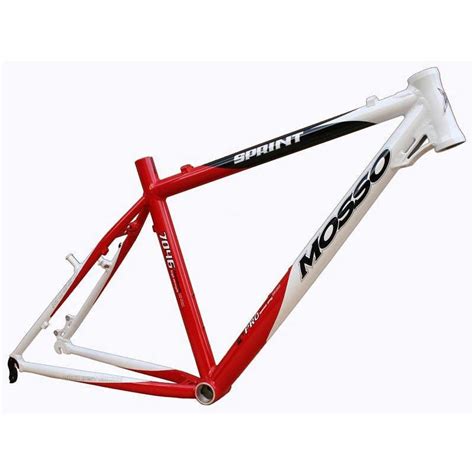 Quadro Mosso Sprinter Alum Mtb Tam Branco Vermelho Submarino