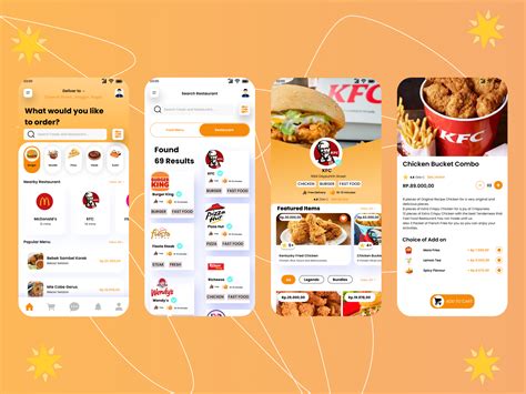 Home Screen And Ordering Screen Food App By Keenan Abigail On Dribbble