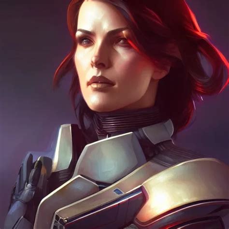 Krea A Female Commander Shepard From Mass Effect Dandd Fantasy