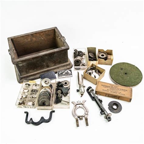 At Auction: Phonograph Parts Lot