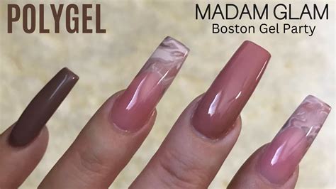 Polygel Nails Set•madam Glam New Collection Youtube