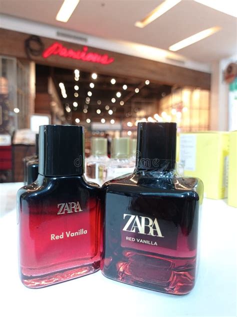 Zara Red Vanilla Eau De Toilette Stock Photos Free Royalty Free