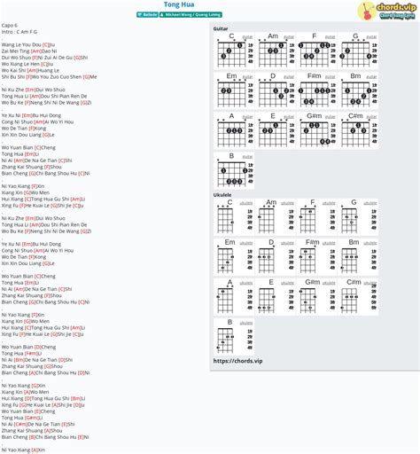 Tong Hua Guitar Chord