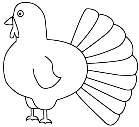 Simple Turkey Drawing at GetDrawings | Free download