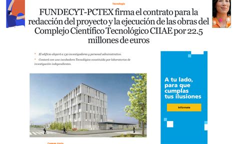 FUNDECYT PCTEX firma el contrato para la redacción del proyecto y la