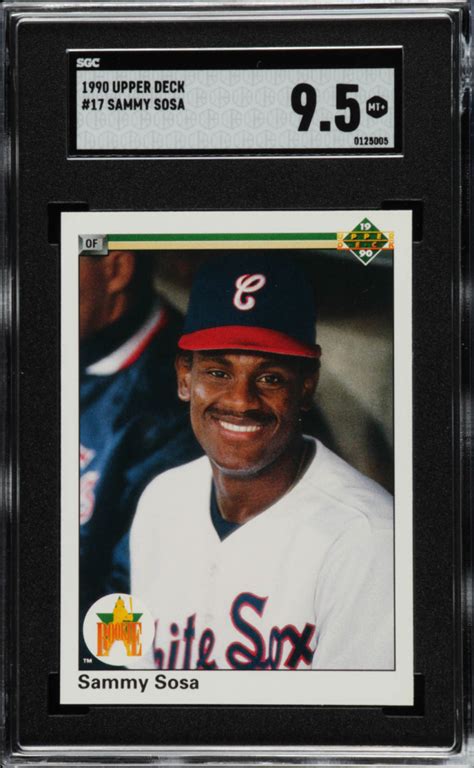 Sammy Sosa Upper Deck Rc Sgc Pristine Auction