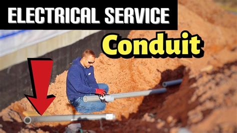 Electrical Service Conduit Installation Underground Power From Transformer Youtube