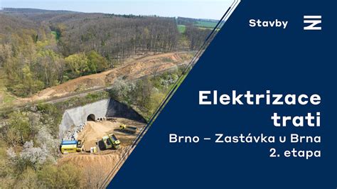 Elektrizace trati Brno Zastávka u Brna 2 etapa YouTube