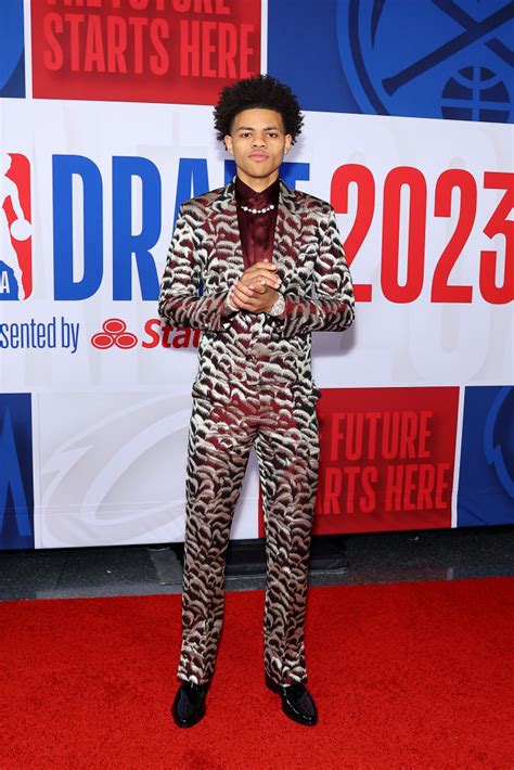 NBA Draft 2023 Red Carpet Arrivals Photos All The Looks Footwear News