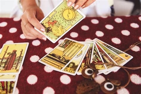 Premium Photo Tarot Cards Reading Divination Psychic Readings And