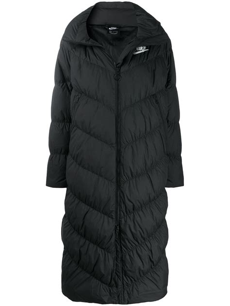 Nike Long Logo Puffer Coat Nike Cloth Long Coat Women Long Puffer