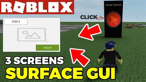 Roblox Scripting GUI An Interactive Surface GUI By Clicking A Block 3