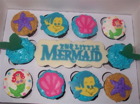 Uniquely Cupcaked The Little Mermaid Cupcakes