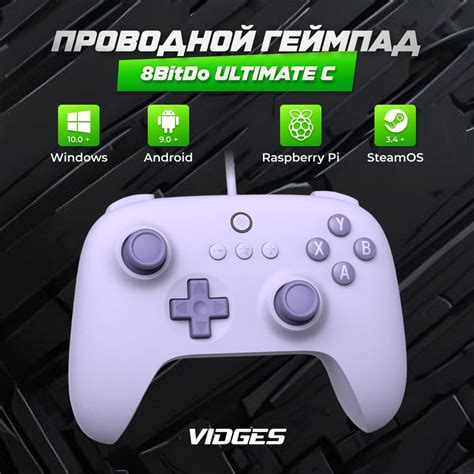 Геймпад проводной 8BitDo Ultimate C для ПК, Steam Deck и Android купить ...