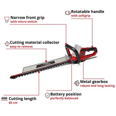 GE CH 18 60 Li Solo Cordless Hedge Trimmer