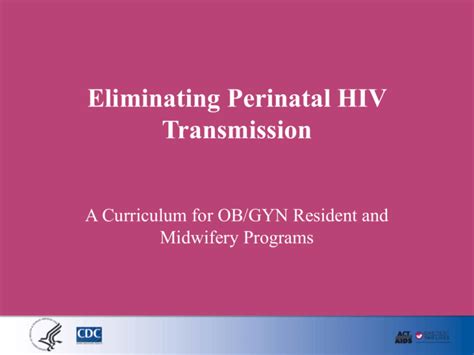 Eliminating Perinatal Hiv Transmission