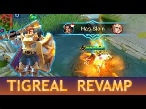 Tigreal Rework First Solo Rank Gameplay Revamped Tigreal MVP Lose