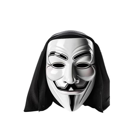 Ai Generated Hacker Anonymous Mask Png Isolated On Transparent