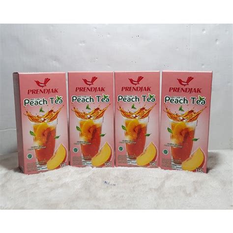 Jual ELYSIAN STORE Prendjak Instant Peach Tea Prendjak Minuman Serbuk