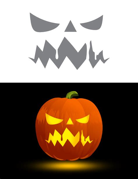 Printable Drooling Face Pumpkin Stencil Hot Sex Picture