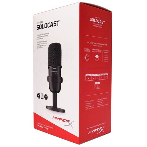 HyperX SoloCast — купить микрофон по низкой цене