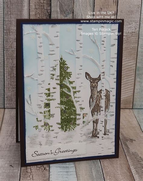 Nature S Beauty With The Woodland Embossing Folder Video Tutorial