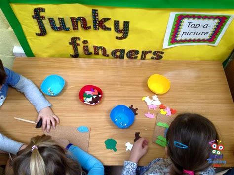 Funky Fingers Station Infant Teaching Ideas In 2022 Funky Fingers