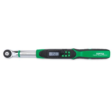 Digital Torque Wrench With Reversible Ratchet Insert Tool Toptul The